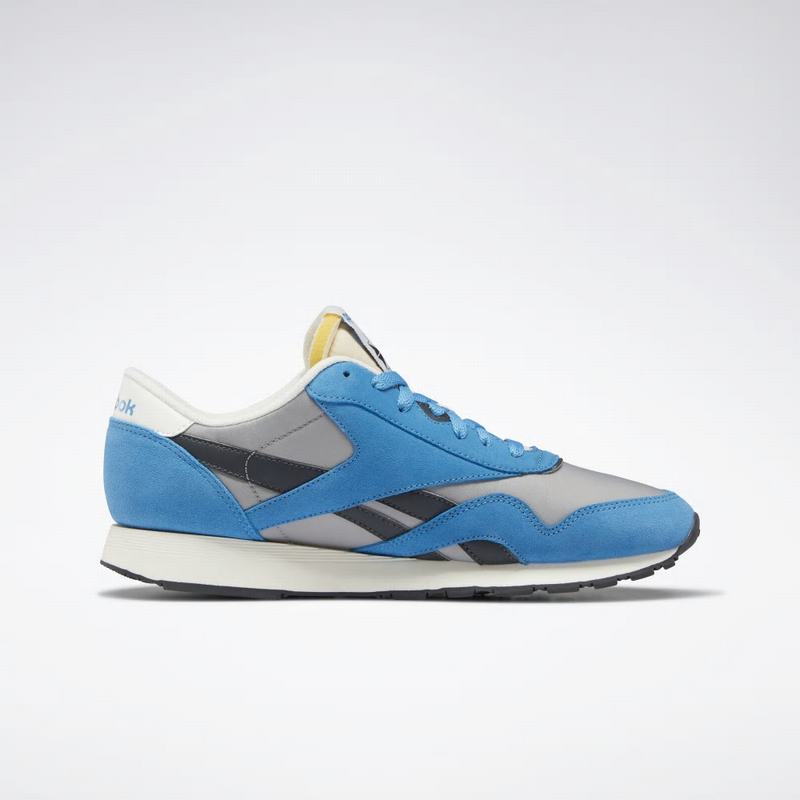 Tenisi Reebok Classic Nylon Barbati Albastri/Gri Romania SR5311SJ